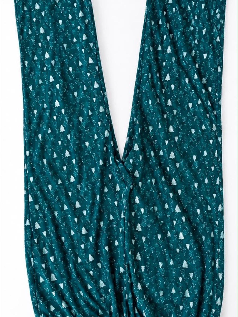 Nautica Teal Tree-Print Jumpsuit